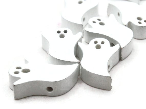 LiQunSweet 10 perline a forma di teschio in acciaio inox 304, per gioielli di Halloween, accessori fai da te