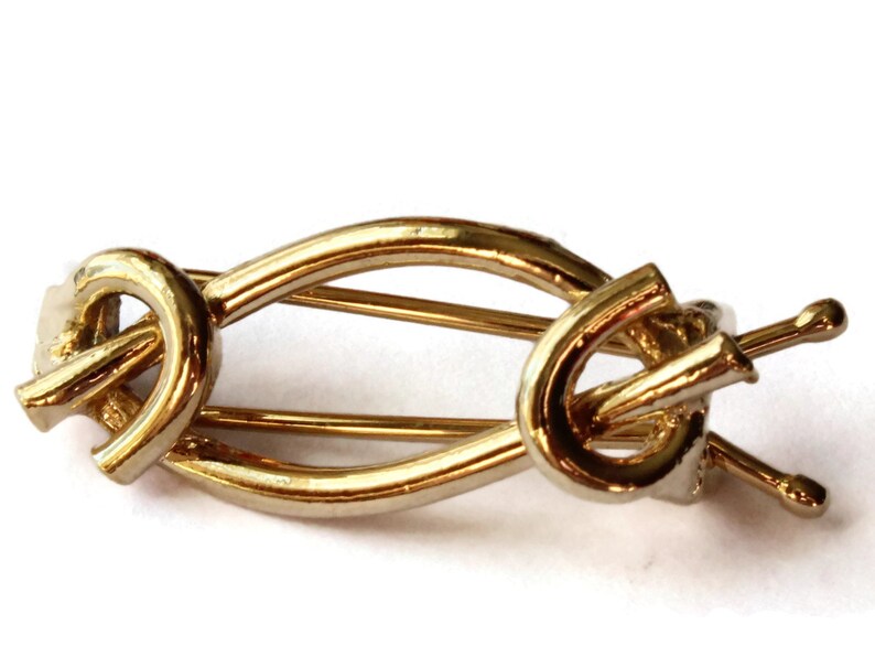 Vintage Gold Knot Barrette Oval Wire Barrette Hair Decor Fashion Accessory From The 1950s Or 1960s Golden Hair Clip Smileyboy Hair Accessories Accessories