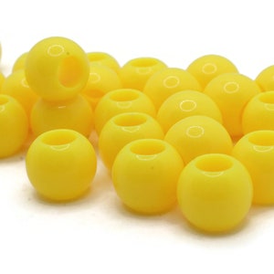 Large Hole Beads for Macrame, Dreadlocks, Weaving, Chunky Jewellery, Wooden  and Plastic 