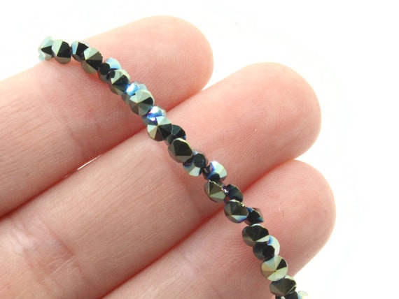 60 perline sfuse in giada persiana blu bianca da 6 mm, per la creazione di gioielli, perline semi preziose naturali, rotonde, lisce, distanziatori per collane e bracciali