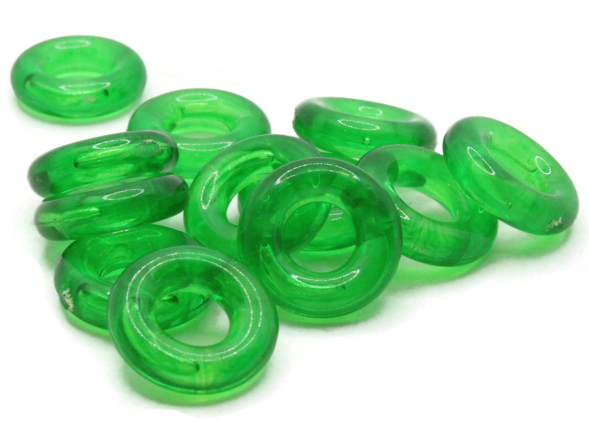 Green plastic best sale ring