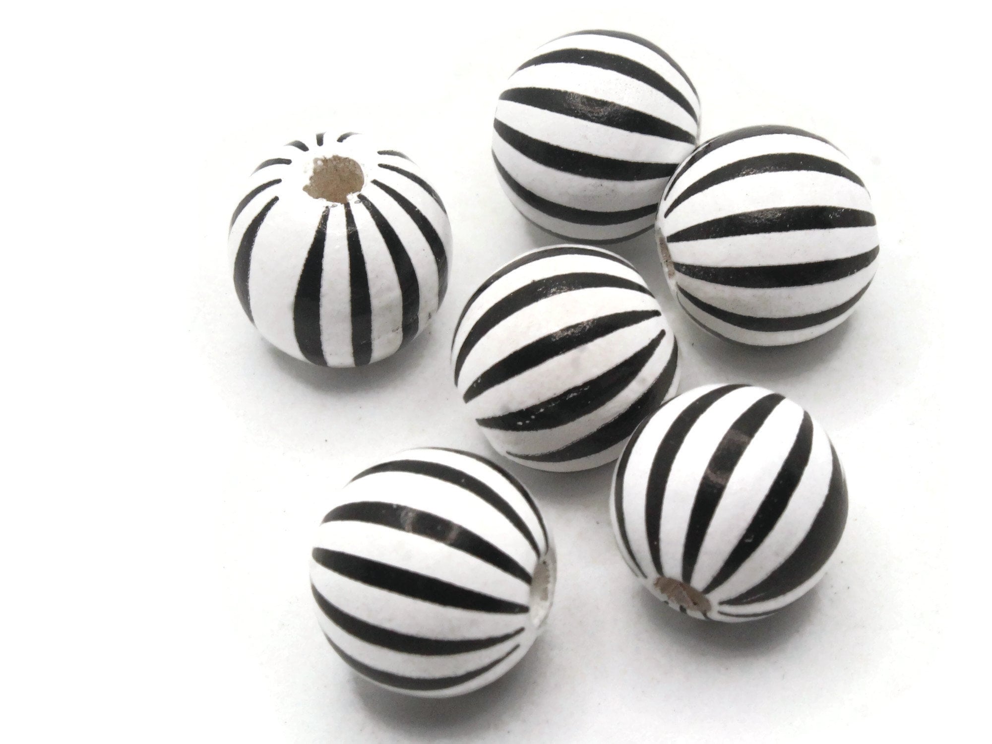 Large Natural Tuxedo Agate Round Beads 12mm 14mm 16mm Smooth