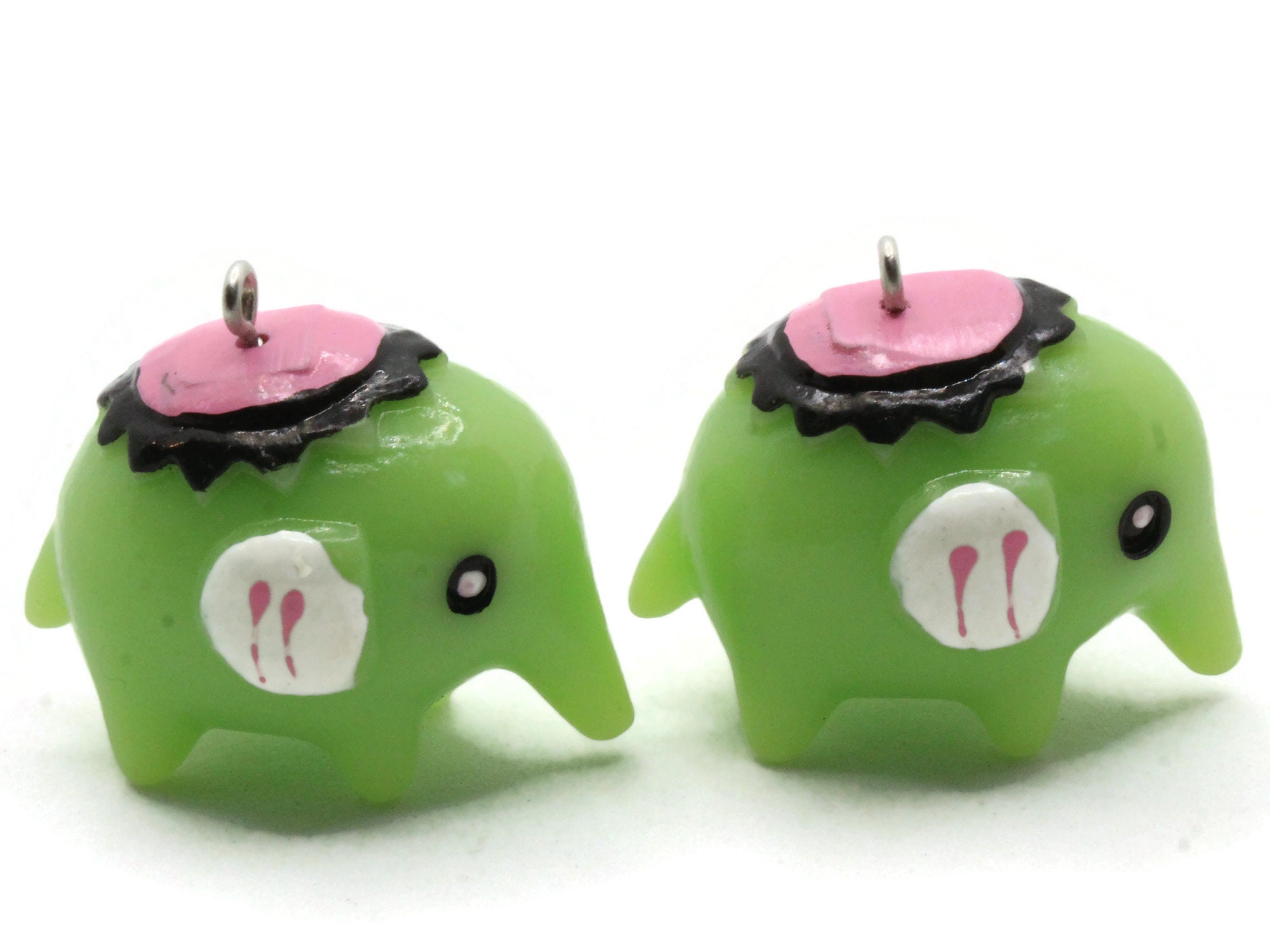2 31mm Bright Pink Elephant Resin Charms by Smileyboy Beads | Michaels