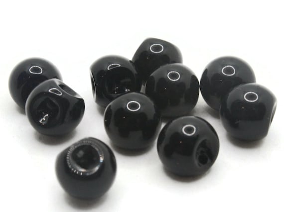 3 inch black buttons discount