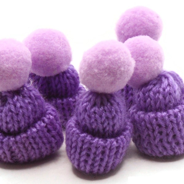 Mini Knit Hats Etsy