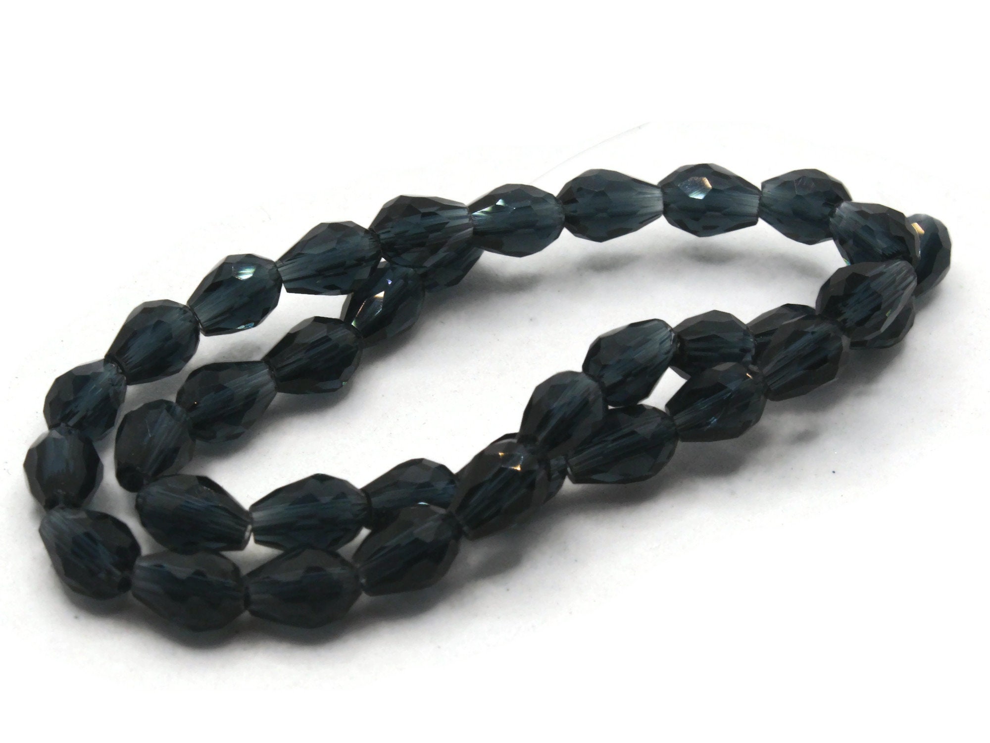 50 Perline Di Vetro Crepato Da 8 Mm - - Perline - Foto 5