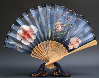 Ancient Hanfu Bamboo Fan, Folding Fan
