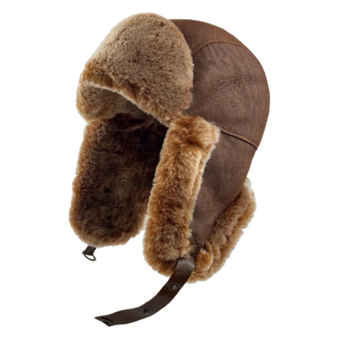 Women’s Brown Baby Alpaca Fur Mongolian Hat – Satin Lined Russian Style Winter Hat – Handmade Fair Trade Alpaca Fur Cap - View #6