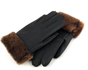 PIECES wanten PCJEANEL met panterprint bruin