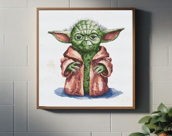 スターウォーズ クロスステッチ - ヨーダ クロスステッチ モデル