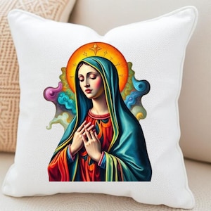 Virgin Mary Cross Stitch Pattern - Digital Download-Cross Stitch-Religious Crafts-Cross Stitch Art-Modern Cross Stitch Pattern-200x200