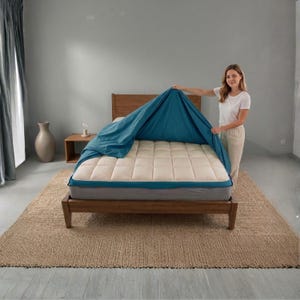 3-Sided Zipper Duvet Cover - BreezePlus Cooling Cotton - Easy Change Bedding - Custom any sizes