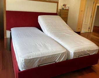 PremaCotton Custom Adjustable Bed Sheets with 360 Degree Elastic - Non-Slip Secure Fit for Any Mattress Size | MildMate