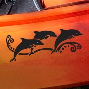 NEW! Dolphin Pod - Large - Kayak Decal