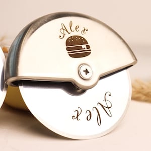 Personalized Custom Engraved Pizza Slicer for Pizza Lovers,Anniversary Gift.
