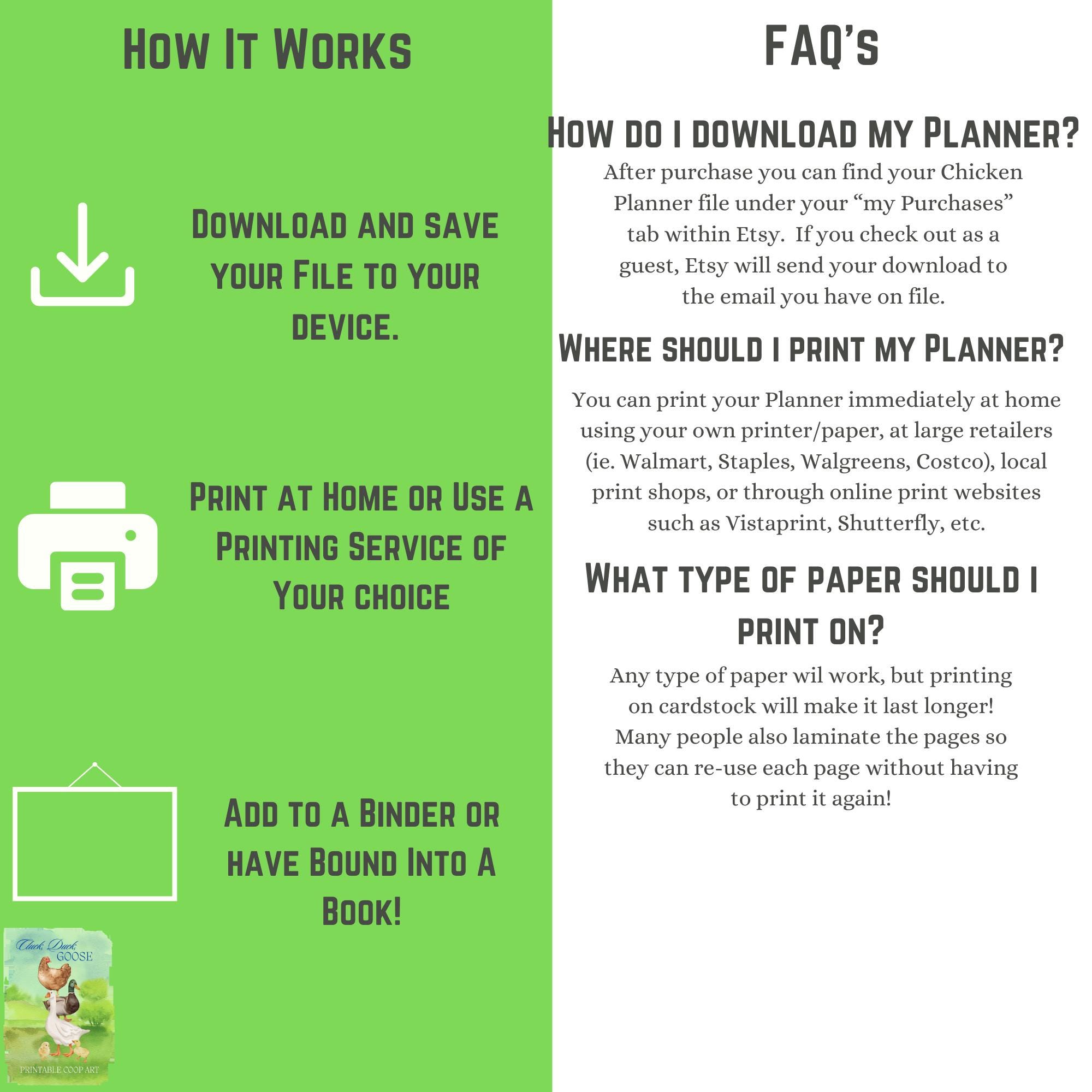 Printable Chicken Flock Expenses Log, Minimalist Style Log, Poultry ...