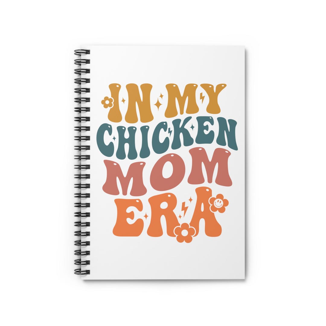 Mothers Day Notebook, Chicken Mom Era Journal, Funny Chicken Lady Diary ...
