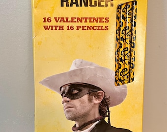Do you know a lone ranger? 16 Valentines with Pencils!