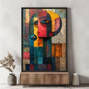 Colorful Abstract Printable Wall Art | Ai-generated Instant Digital ...