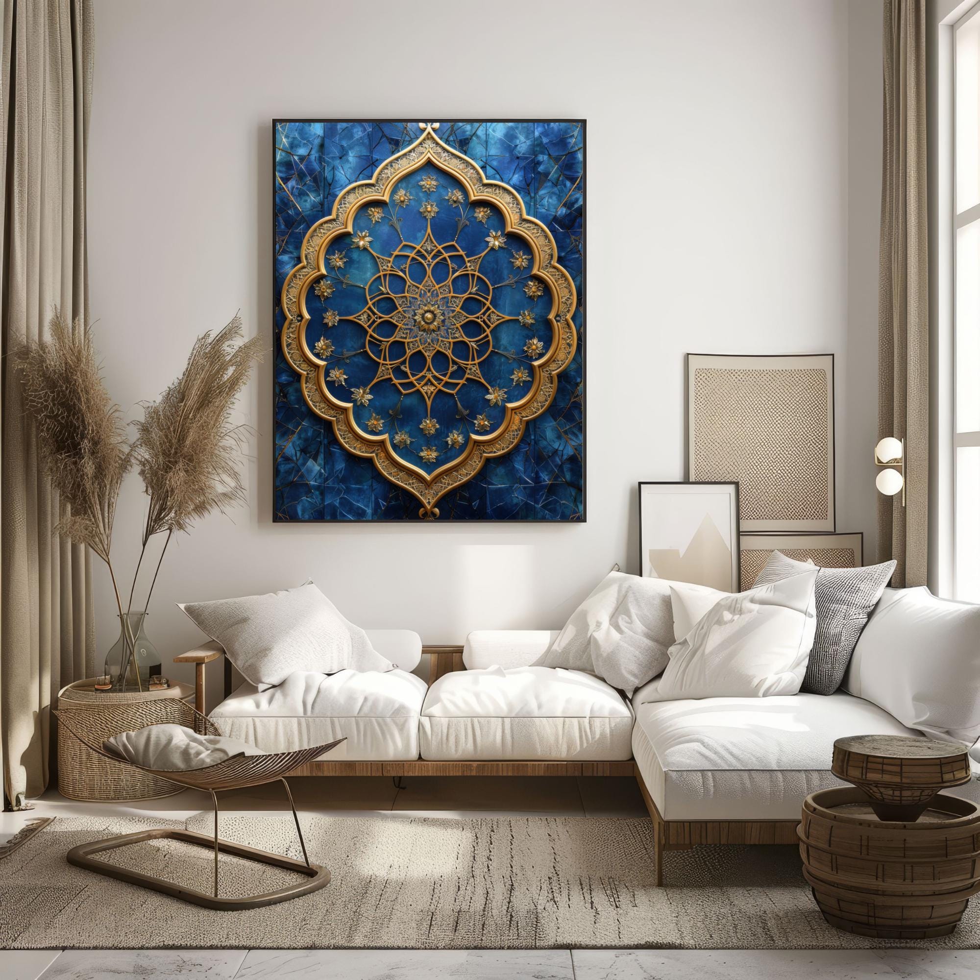 Ai-generated Abstract Digital Wall Art - Modern Home Decor, Unique ...