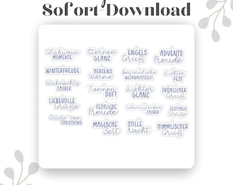 Archivo SVG digital incl. licencia comercial, etiqueta de regalo de archivo láser, etiqueta de Navidad de archivo láser, archivo láser Navidad, etiqueta de Navidad SVG