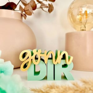 Digitale STL Datei inkl. Gewerbelizenz, 3D Datei,3D Druck Datei, Drucker 3D,digitale Datei,gönn dir, Datei gönn dir, gönn dir Schriftzug