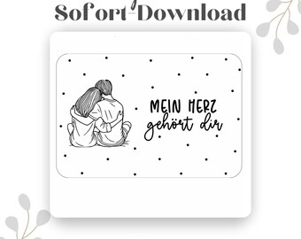 Digital SVG file including commercial license, laser file board, SVG breakfast board, laser file board, SVG Valentine's Day, laser file board