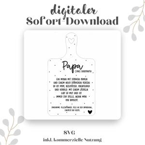 SVG Datei inkl. Gewerbelizenz ,Laserdatei,SVG Datei Papa, Datei,Laserdatei Geburtstag Papa ,Digitale Datei Papa,