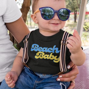 Beach Baby Infant T-Shirt First Beach Vacation Shirt, Infant Beach Baby Summer Tee - Beach Baby Vacay Shirt, Beach Baby Gift Baby Shower