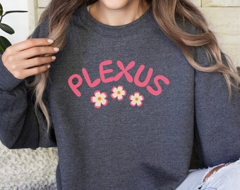 Plexus Retro Groovy Flower Sweatshirt, Plexus Vintage Style Sweatshirt, Plexus Shirt, Plexus Ambassador Gift