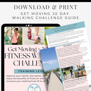 Guida di 30 giorni per principianti alla camminata fitness, Come iniziare a camminare per la sfida dell&#39;esercizio Guida, Guida all&#39;allenamento a casa per camminare, Fitness a casa