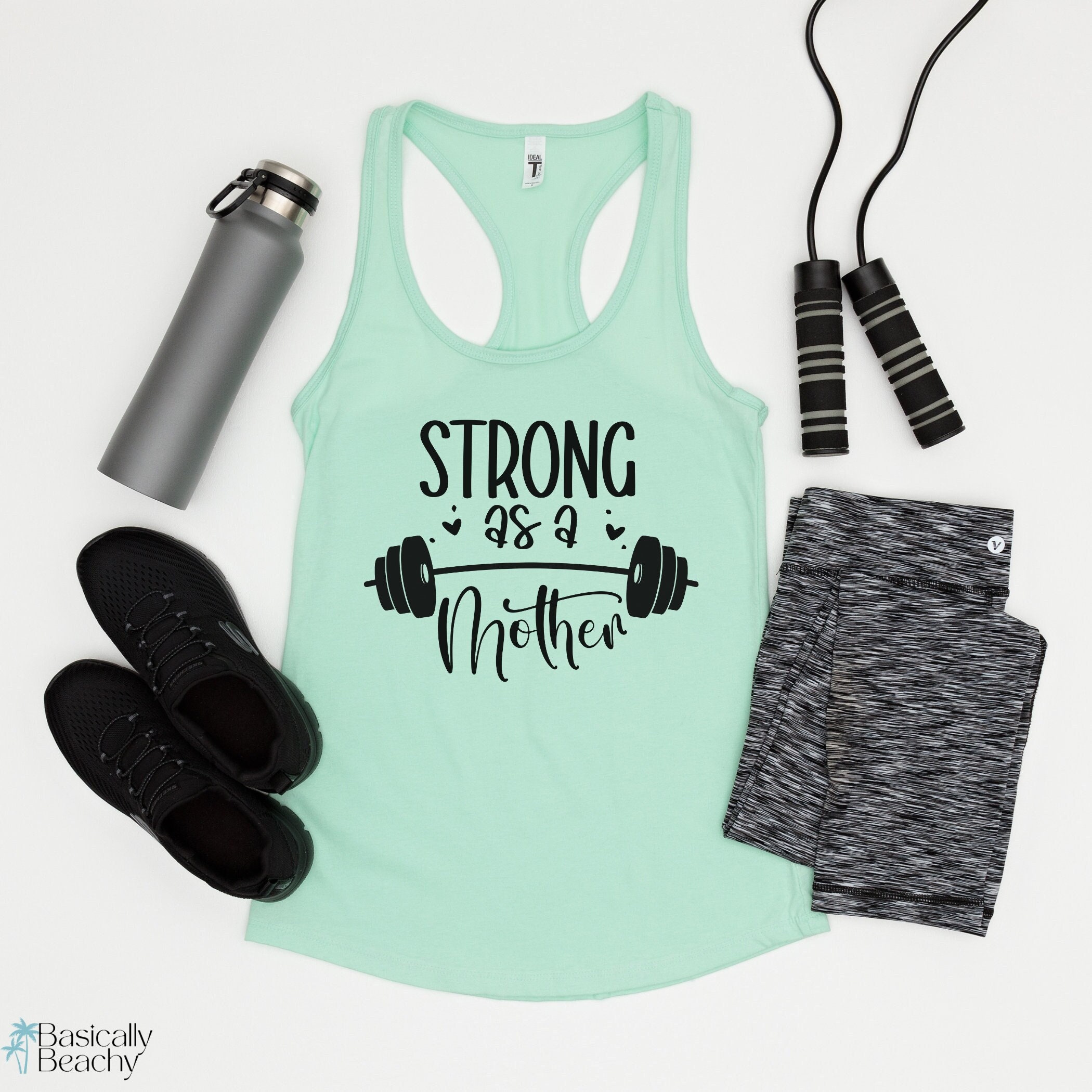 Strong as a Mother Tank Top, Strong as a Mother Gym Workout