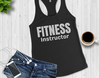 Fitness Instructor Tank Top, Group Fitness Instructor, Aerobics Instructor Tank Top, Fitness Apparel, Gift for Fitness Instructor