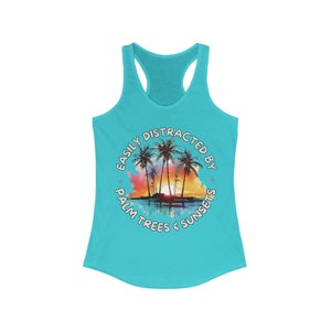 Funny Workout Tank Top For Women - "I'm Just Here To Close My Rings" Rainbow Racerback Tank, Grey, Small