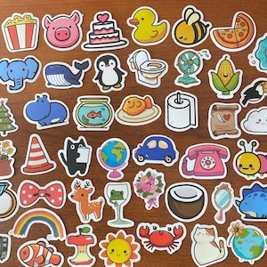 Cute Stickers for Kids, Small Childrens Stickers, Kids Party Decals for ...