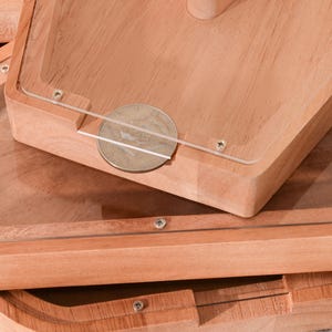Hucha infantil de madera personalizada con letra, hucha con nombre personalizado, alcancía con letra imagen 8