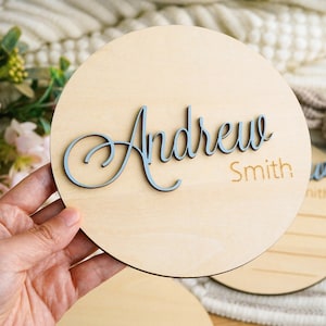 Baby Announcement Sign with Birth Stats,Wood Sign for Name Reveal,Custom Footprint Sign For Newborn,custom baby name sign,Sign For Hospital