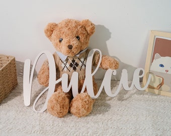 Custom Name Sign,Personalized Wooden Name Sign for Nursery,Baby Nursery Name Sign,Baby Name Sign,Wood Letters For Nursery,Kids Room Decor