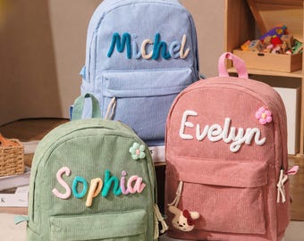 Custom Kids Backpack, Personalized Toddler Backpack, Children's Backpack With Name.School Bag for Kids, Toddler Book Bag,Preschool Backpack
