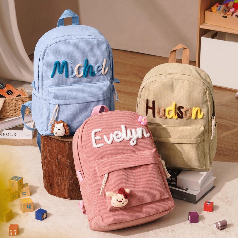Small Backpack Names Custom Kids Backpack,children's Backpack With Name, School Bag for Kids ...