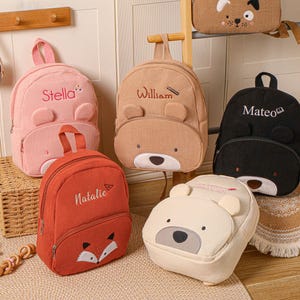 Sac à dos personnalisé avec nom pour enfant, cartable pour tout-petit, cartable pour enfants, cartable, sac à dos pour enfants, retour à l'école, cadeaux pour filles garçons.