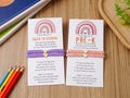 First Day of School Bracelect, Mommy and Me Bracelet Set,Family Braided Bracelet