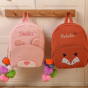 Sac à dos personnalisé avec breloques pour enfants, sac à dos pour enfants d'âge préscolaire, cartable pour tout-petits personnalisé, mini sac à dos pour enfants avec formes d'animaux, cartable pour enfants.