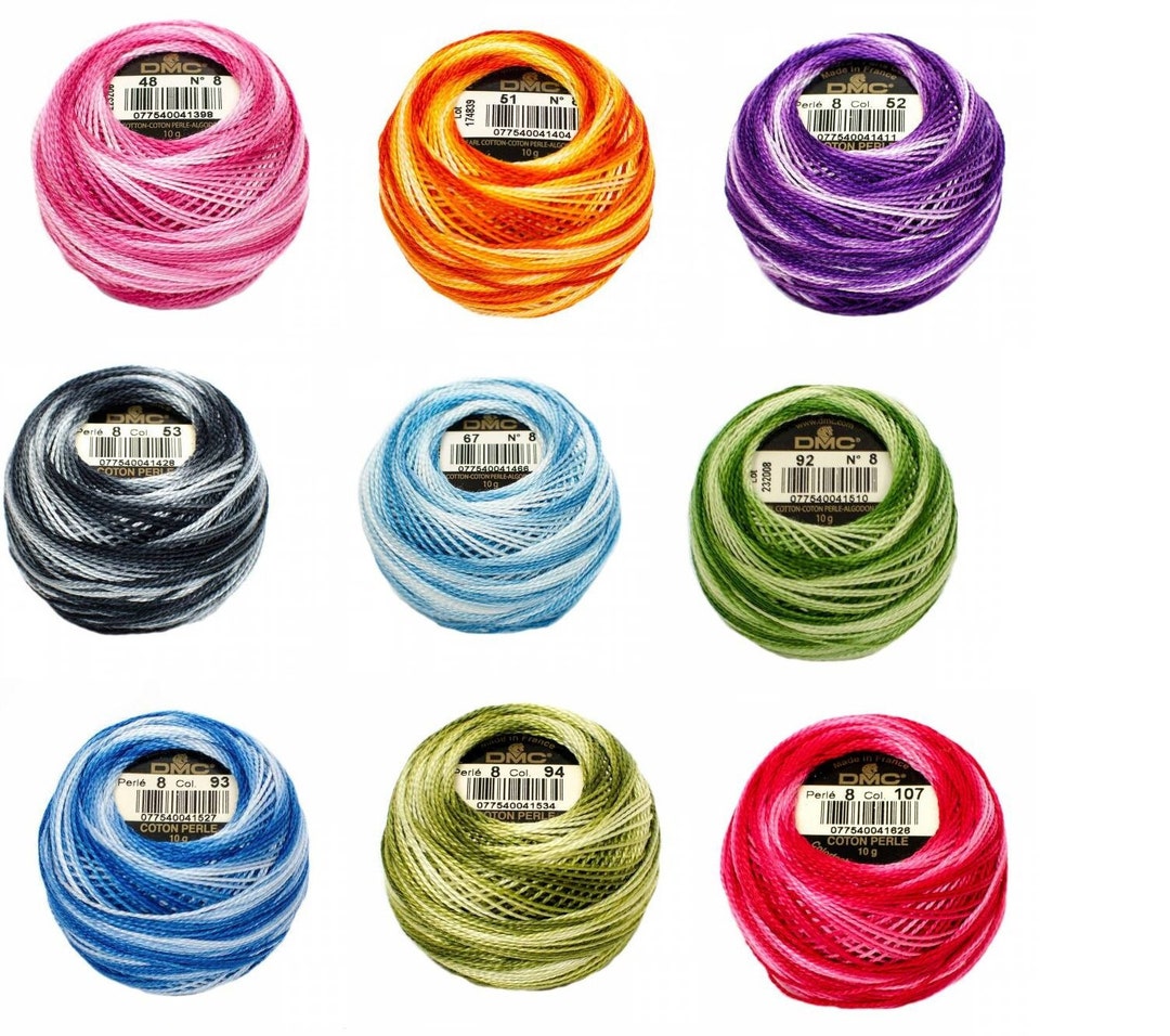 DMC Pearl Cotton Size 8 Thread Hand Quilting Embroidery Wool Applique