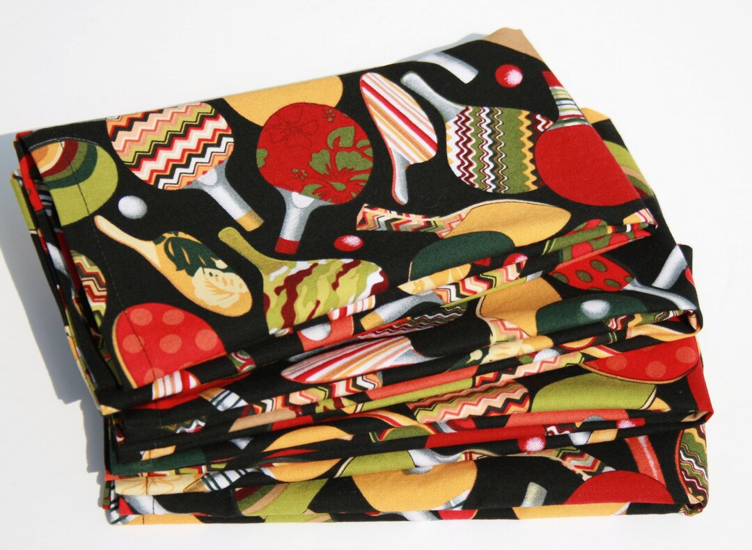 Large Cloth Napkins 16 Set of 4 Fun Realistic Ping Etsy Ireland