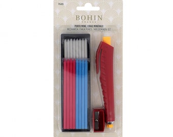 Bohin Pencil Chalk Refillable Cartridge Set