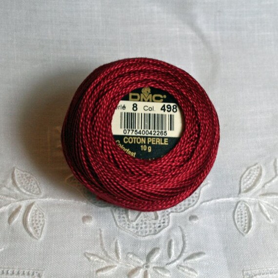 80m DMC Perle Cotton Thread No.8 #995 DARK ELECTRIC BLUE 10g 10g Ball