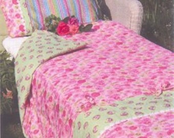 Duvet Pattern - Easy Duvet Sewing Pattern Plus Coordinating Pillowcase Pattern