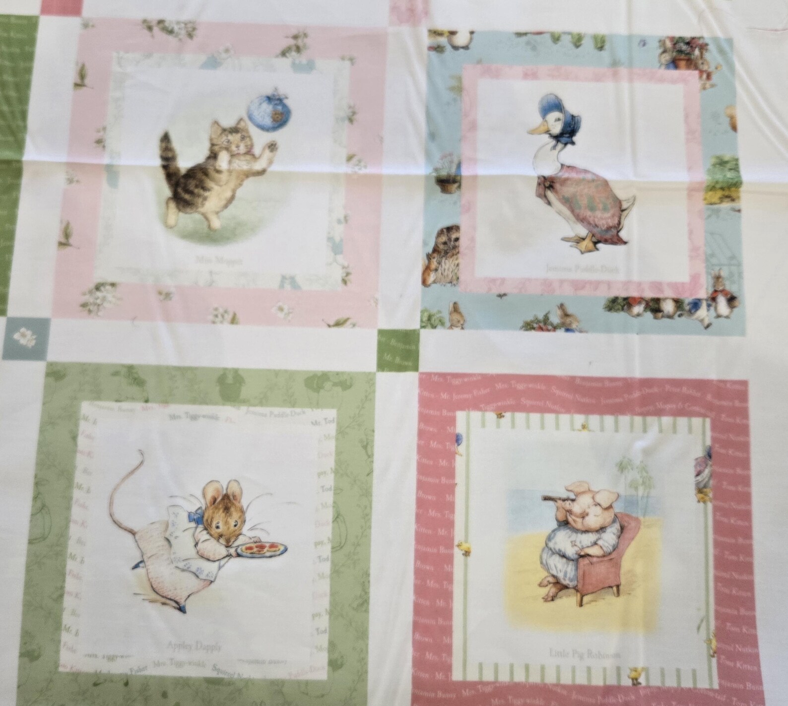 Beatrix Potter PETER RABBIT and FRIENDS Cotton Panel Riley Blake 35