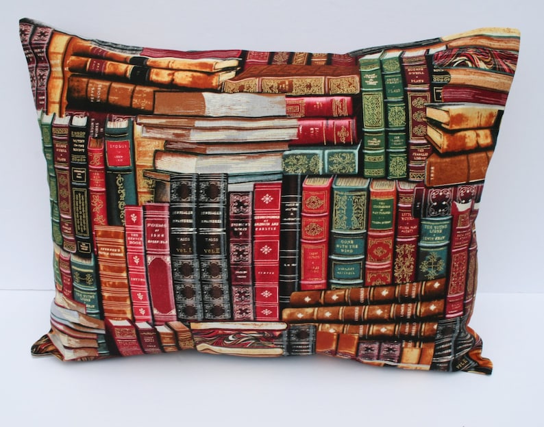 12x16Travel Pillowcase ~ Classic Leather Bound Books Leather Book Stack Library Books Book Lover Librarian Bibliophile Gift